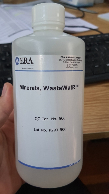 Mẫu chuẩn (CRM) các khoáng chất trong nước - Minerals CAT# 506, ERA