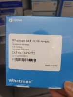 Giấy lọc định lượng 541, không tro, nhanh 22 um, 110mm, 100 cái/ hộp, mã 1541-110, hãng Whatman
