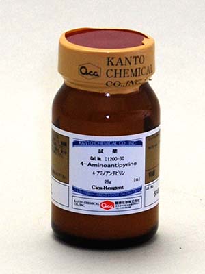 Hoá chất 4-Aminoantipyrine Guaranteed reagent for JIS, 25g/lọ, Hãng Kanto, Nhật
