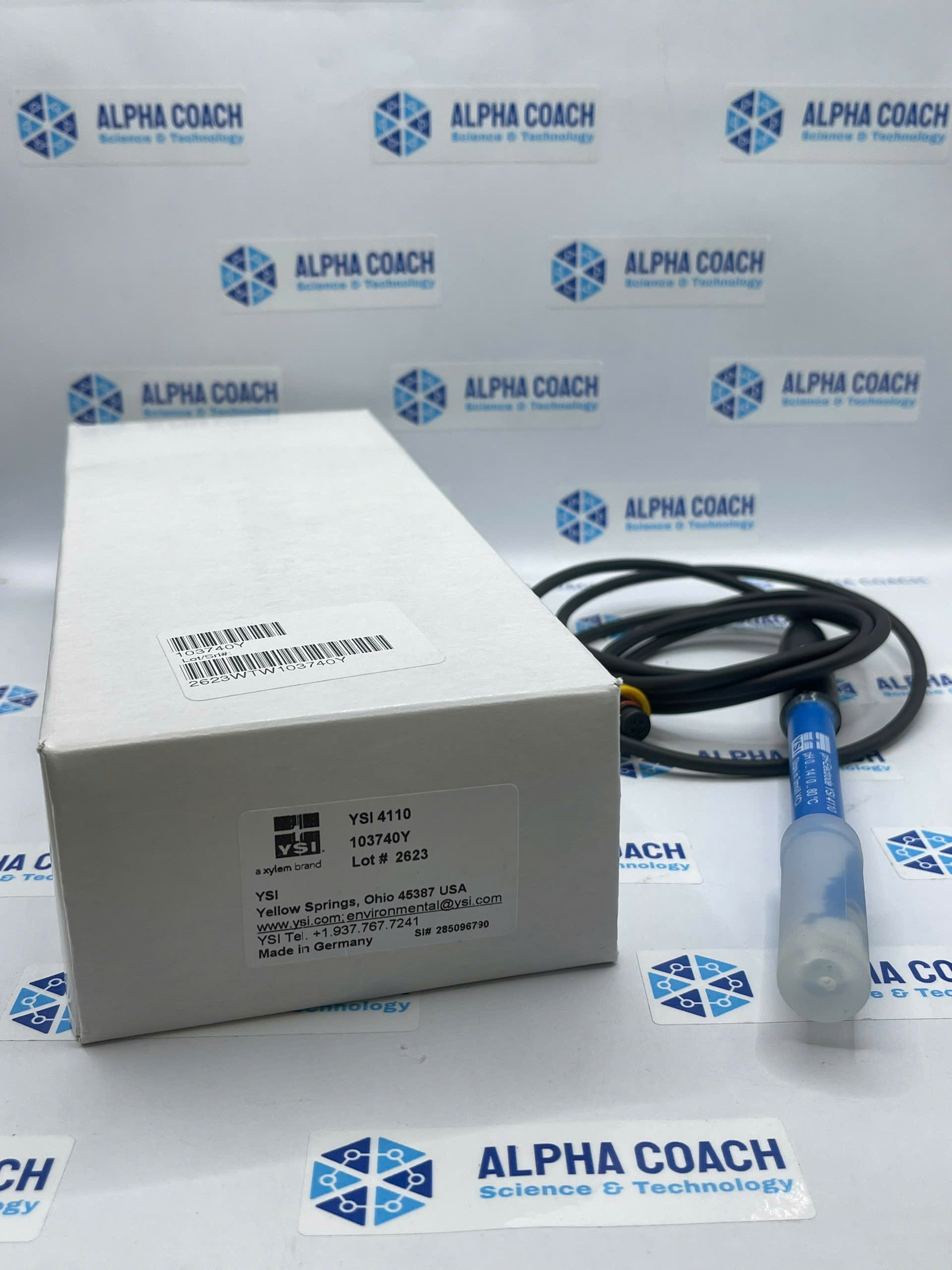 Cảm biến pH và nhiệt độ MultiLab IDS 4110 pH, mã 103740Y, Hãng YSI, Đức