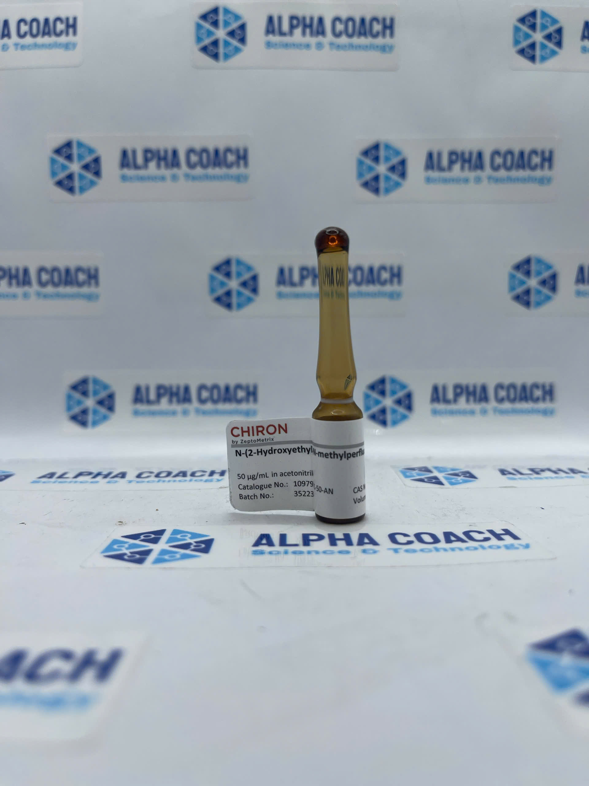 Dung dịch chuẩn N-(2-Hydroxyethyl)-N-methylperfluorooctanesulfonamide 50 µg/mL trong acetonitrile, mã 10979.11-50-AN, lọ 1 ml, hãng Chiron, Na Uy