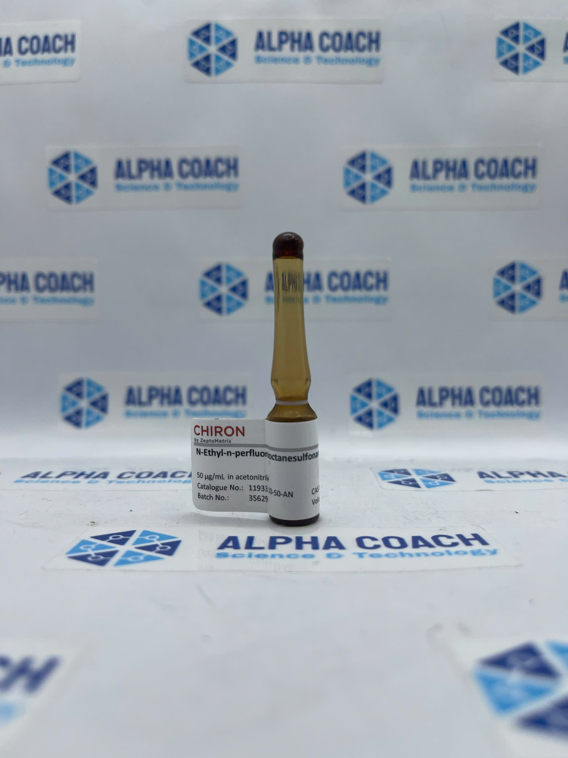 Dung dịch chuẩn N-Ethyl-n-perfluorooctanesulfonamide 50 µg/mL trong acetonitrile, mã mã 11933.10-50-AN, lọ 1 ml, hãng Chiron, Na Uy