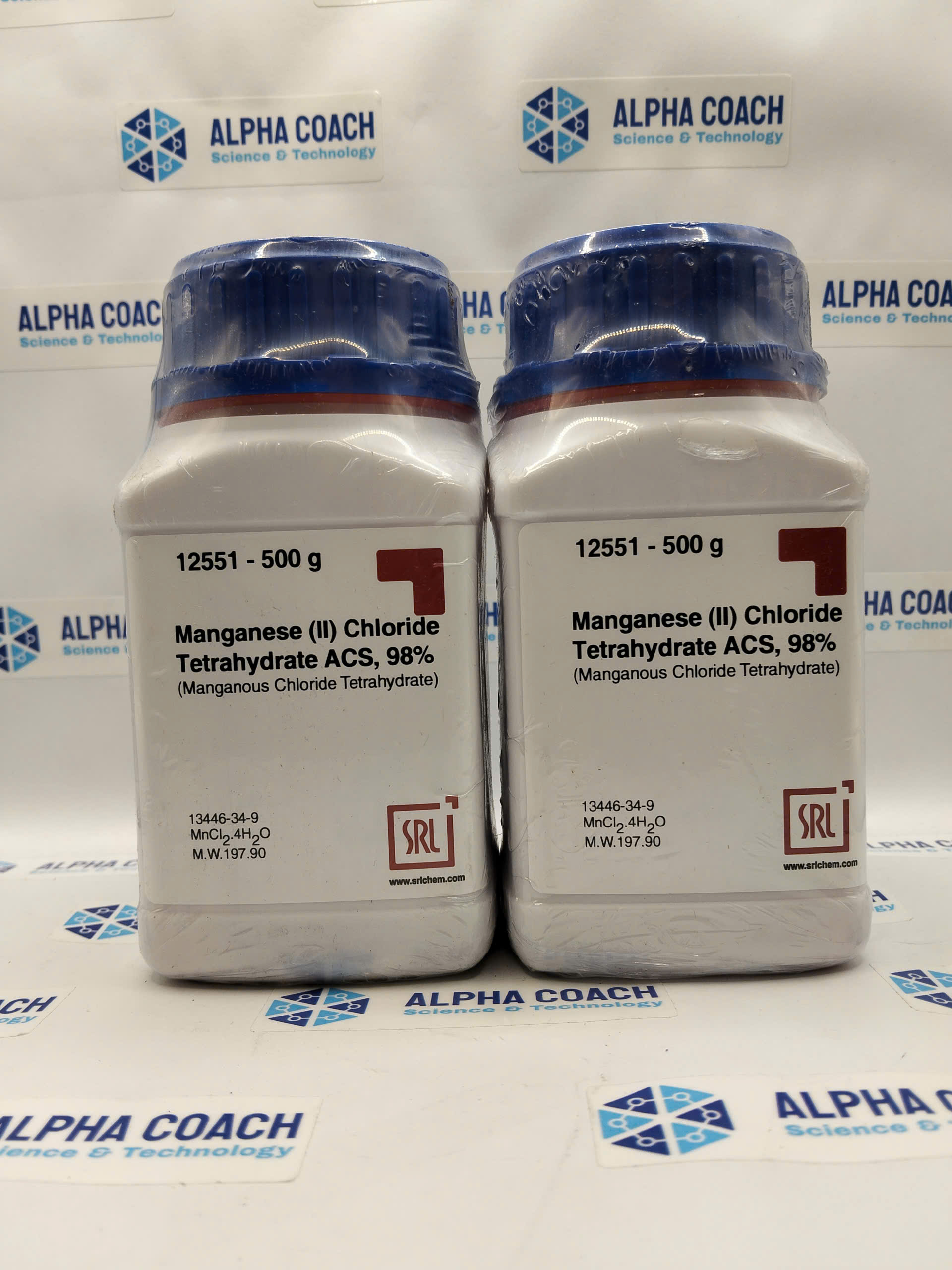 Hoá chất Mangan (II) Clorua Tetrahydrat ACS, 98%, mã 12551, lọ 500g, hãng SRL, Ấn Độ