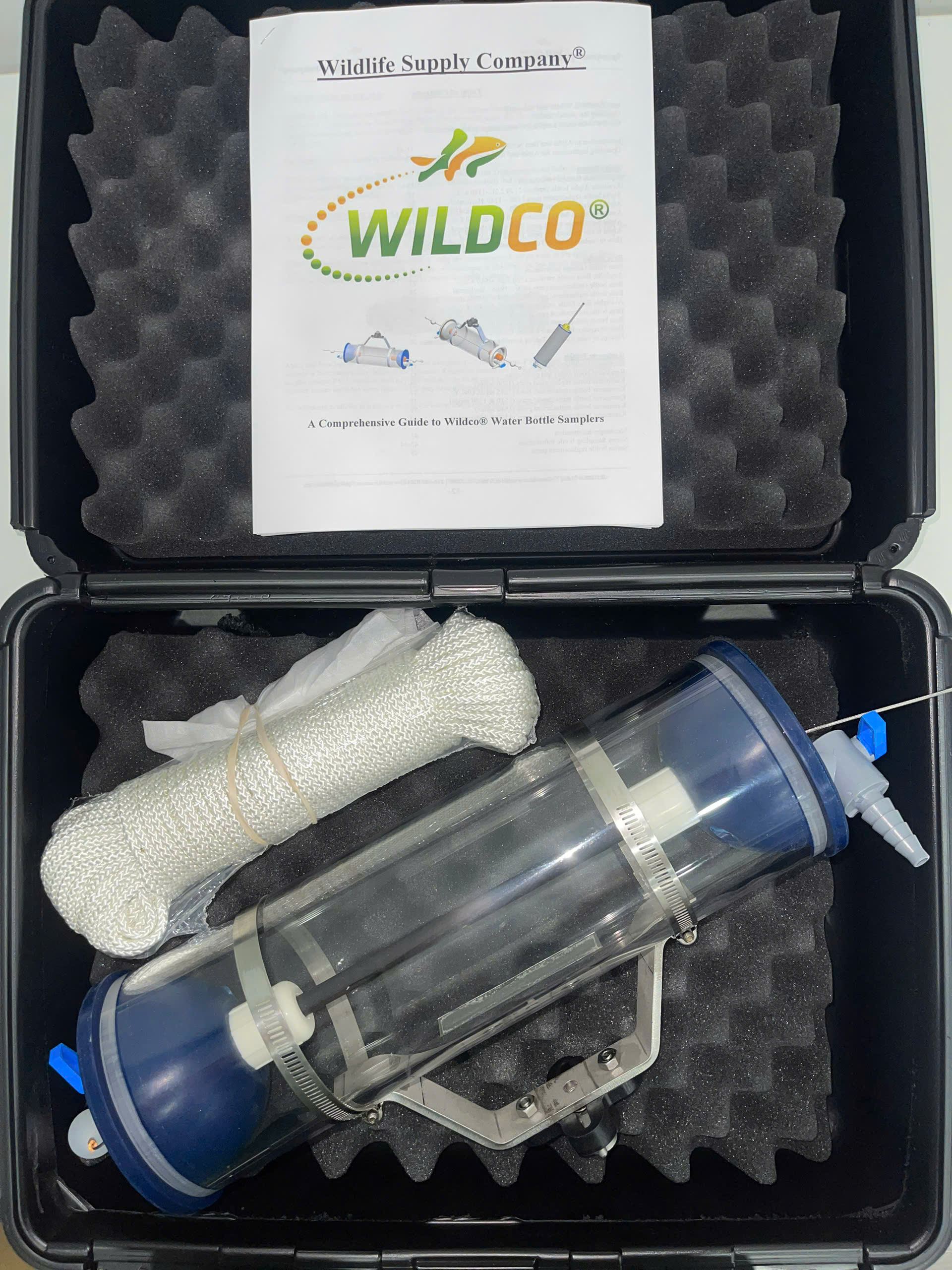 Thiết bị lấy mẫu nước phương ngang 2,2 lít, Mã hàng: 3-1120-G42, Hãng sản xuất: Wild Supply Company, Mỹ 