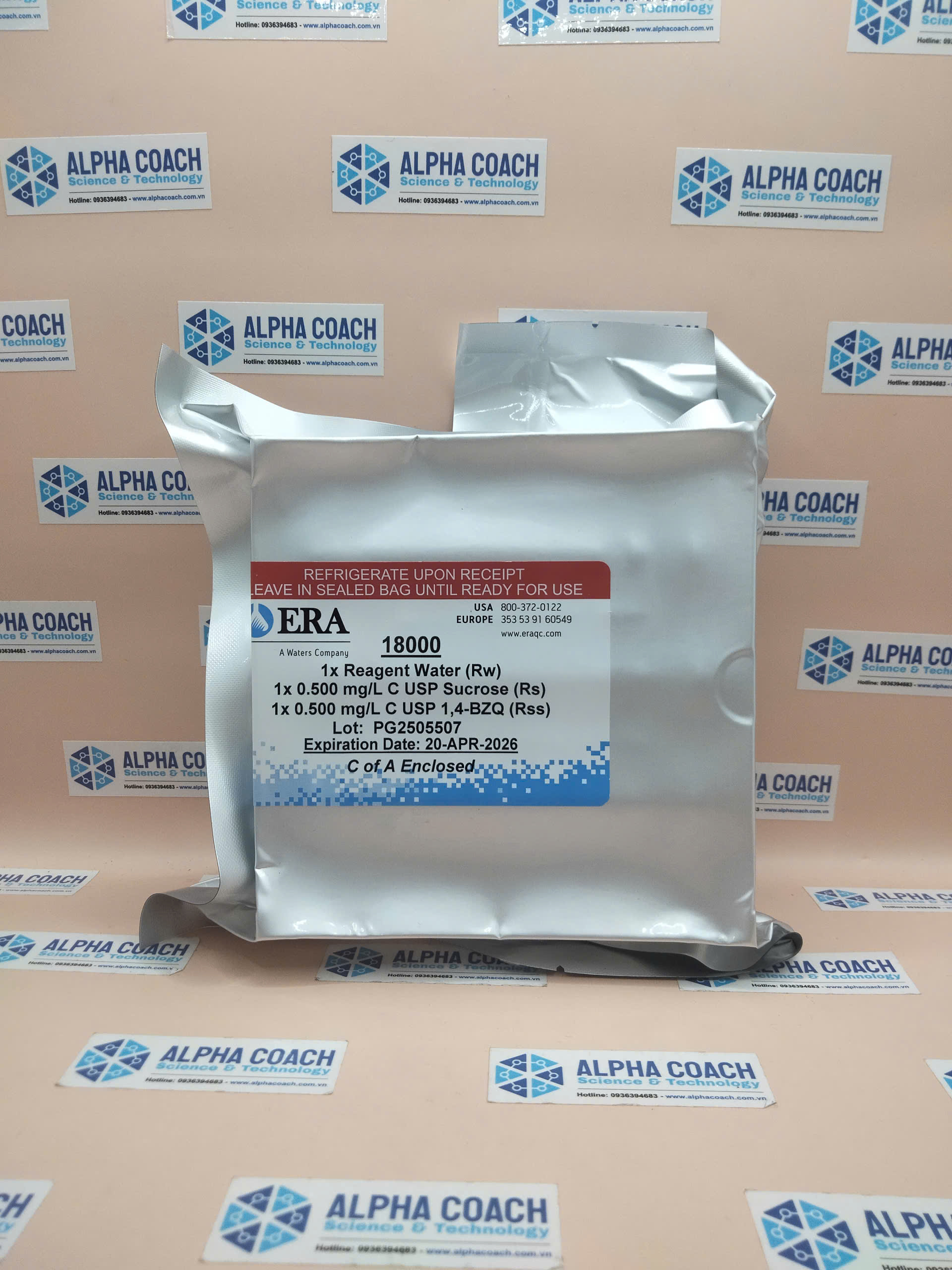 Bộ chất chuẩn (CRM) đánh giá độ tương thích (System Suitability) của thiết bị đo/phân tích TOC