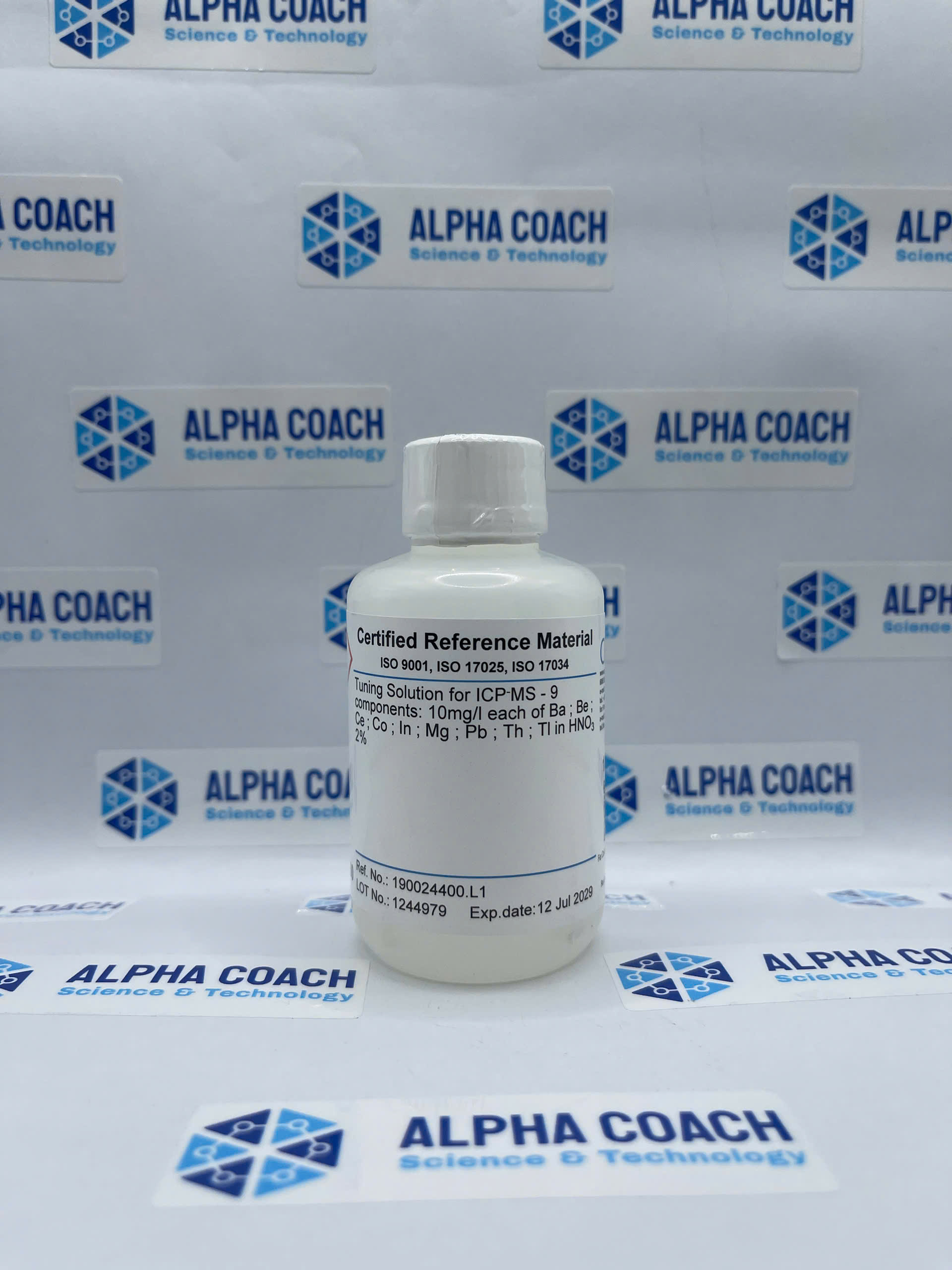 Dung dịch chuẩn Tuning cho ICP-MS - 9 thành phần nồng độ 10mg/L, mã 190024400.L1, hãng CPAchem - Bungari