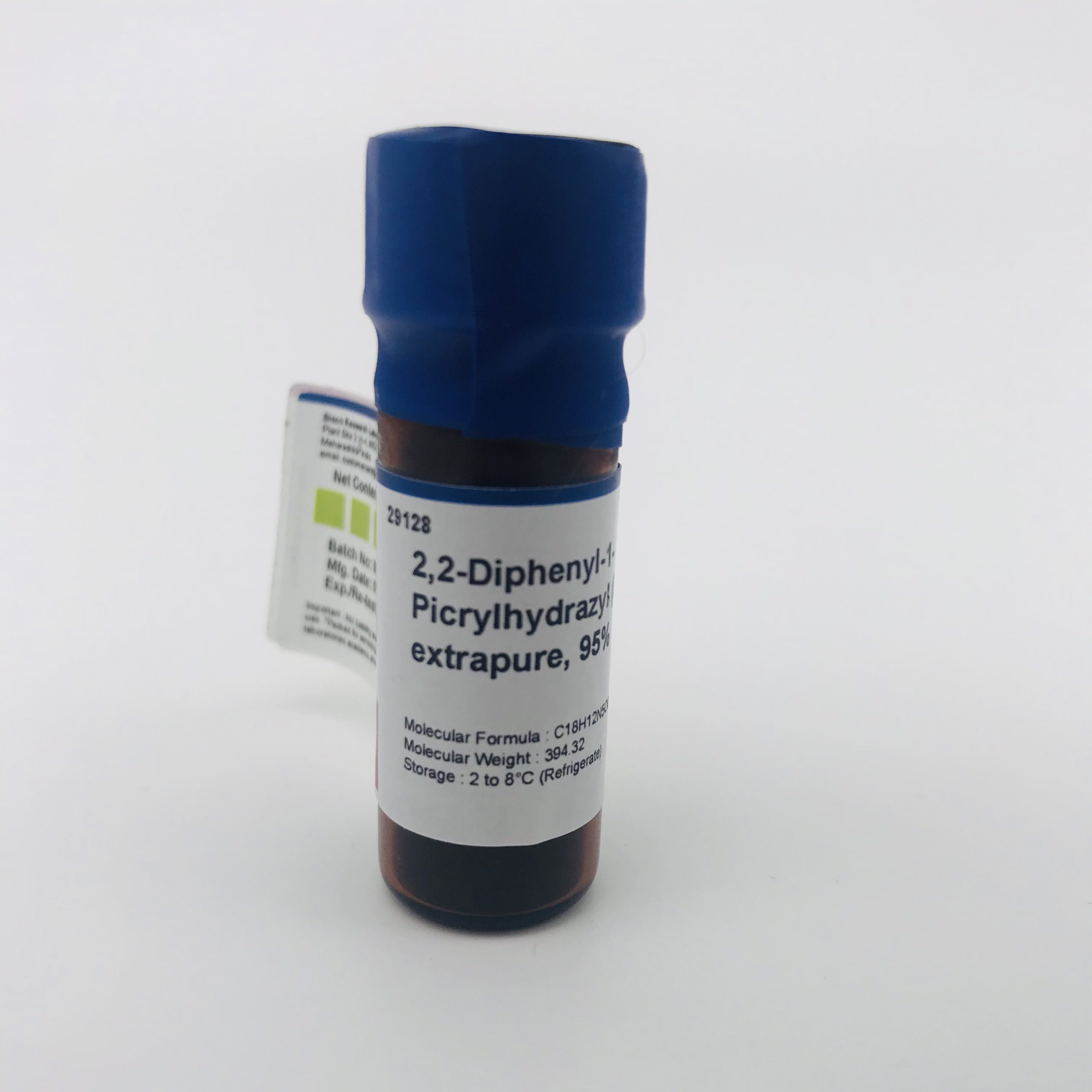 Hóa chât 2,2-Diphenyl-1-Picrylhydrazyl (DPPH) extrapure, 95%, hãng SRL, Ấn Độ