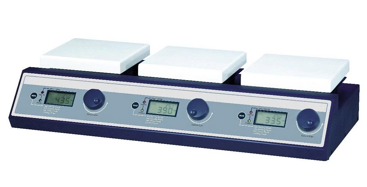 Máy Khuấy Từ Gia Nhiệt 3 Vị Trí Daihan SMHS-3