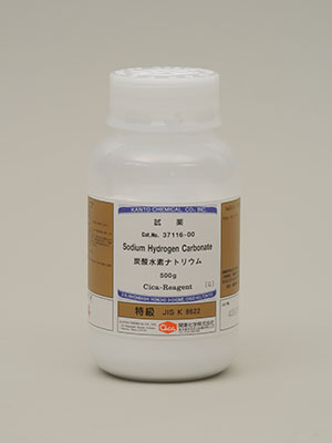 Hoá chất Sodium hydrogen carbonate Guaranteed reagent for JIS, 500g/lọ, Hãng Kanto, Nhật
