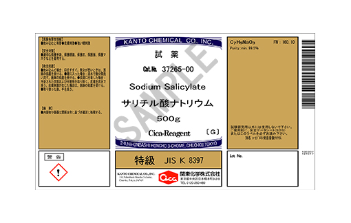Hoá chất Sodium salicylate Guaranteed reagent for JIS, 500g/lọ, Hãng Kanto, Nhật