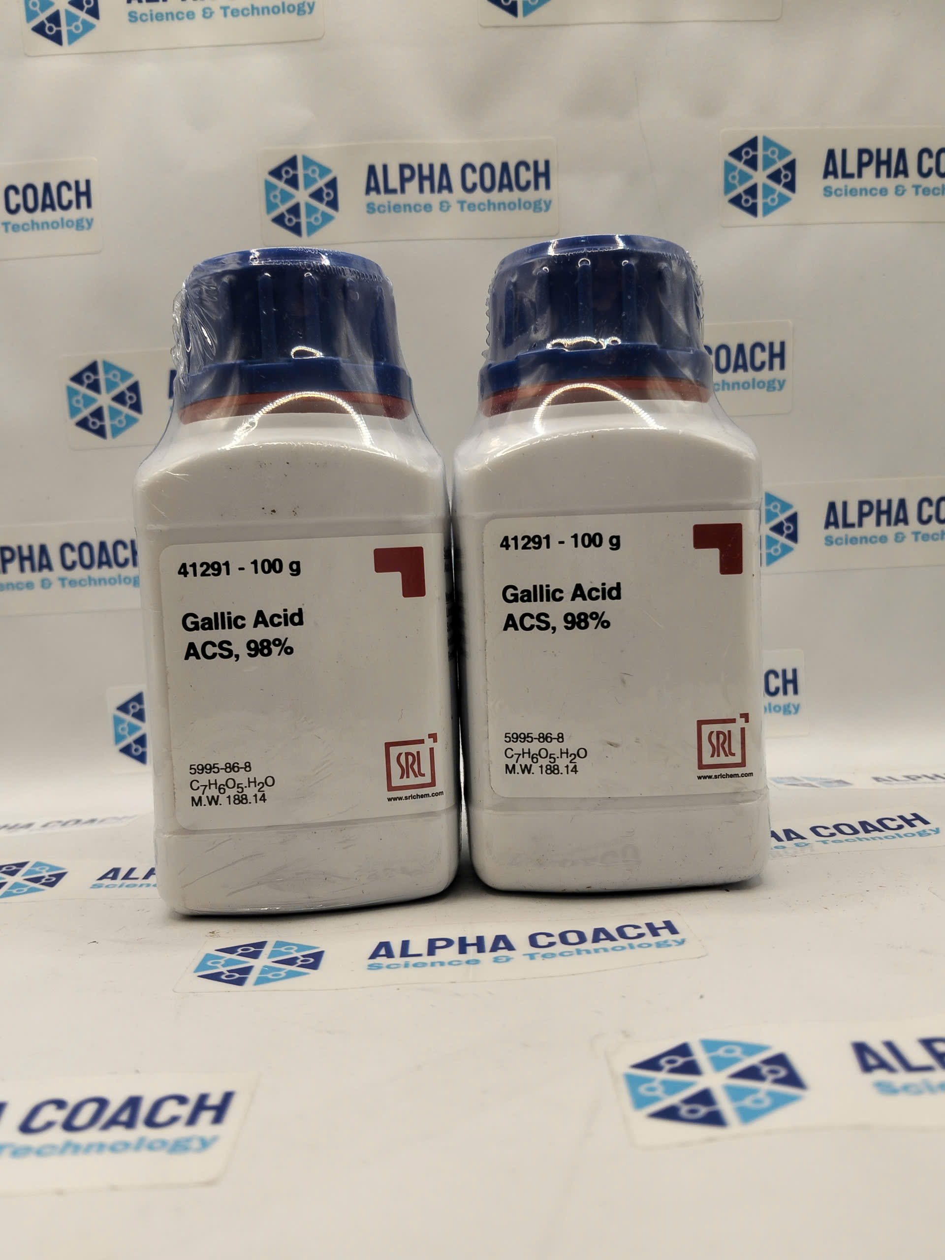 Hoá chất Gallic Acid ACS, 98%, mã: 41291, lọ 100g, hãng SRL, Ấn Độ