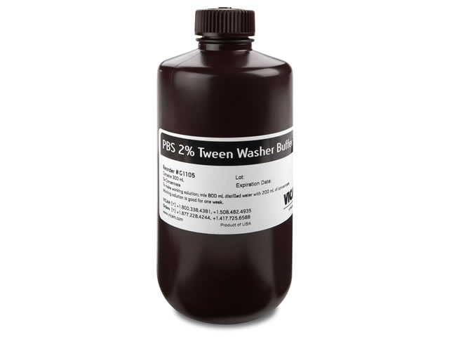Dung dịch đệm 5X Concentrate of 2% Tween PBS, 300ml, mã G1105, Hãng Vicam, Mỹ