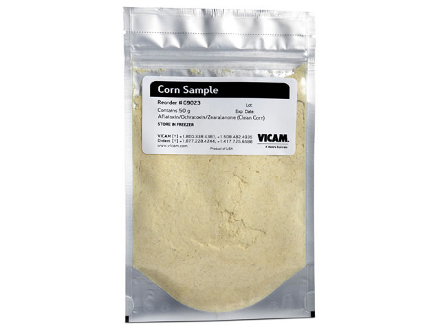 Mẫu ngô sạch Aflatoxin/Ochratoxin/Zearalenone, mã G9023, Hãng Vicam, Mỹ