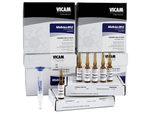 Cột ái lực miễn dịch AflaOchra LC Kit (100 Columns and 1 set each std), mã G1056, Hãng Vicam, Mỹ