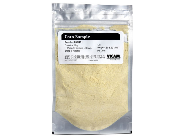 Mẫu ngô nhiễm Aflatoxin nhỏ hơn 20 ppb, mã G9031, Hãng Vicam, Mỹ