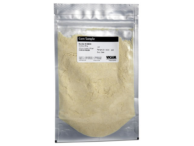 Mẫu ngô nhiễm Aflatoxin >20 ppb, mã G9030, Hãng Vicam, Mỹ