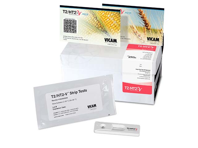 Strip test định lượng độc tố T-2 và HT-2 T2/HT2-V có mã vạch, mã 100000569CQ, Hãng Vicam, Mỹ