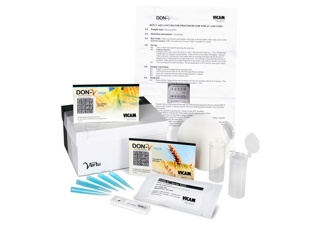 Bộ kit strip test định lượng Deoxynivalenol DON-V AQUA FGIS Kit (25 Tests) (lúa mì), mã 176004113FG, Hãng Vicam, Mỹ