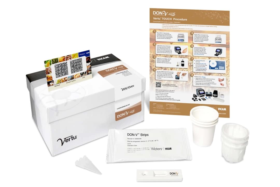 Bộ kit strip test định lượng Deoxynivalenol DON-V AQUA VT Kit (25 Tests) (lúa mạch), mã 176004973D, Hãng Vicam, Mỹ