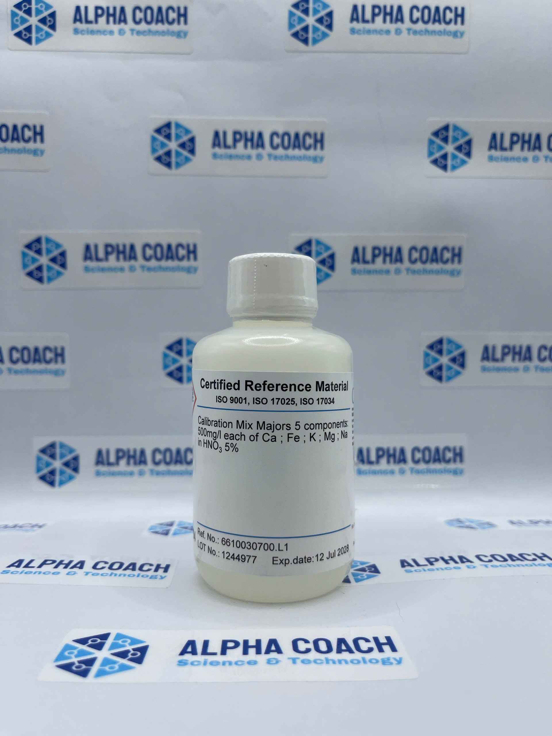Dung dịch chuẩn Mix Majors - 5 thành phần nồng độ 500mg/L, mã 6610030700.L1, hãng CPAchem, Bungari