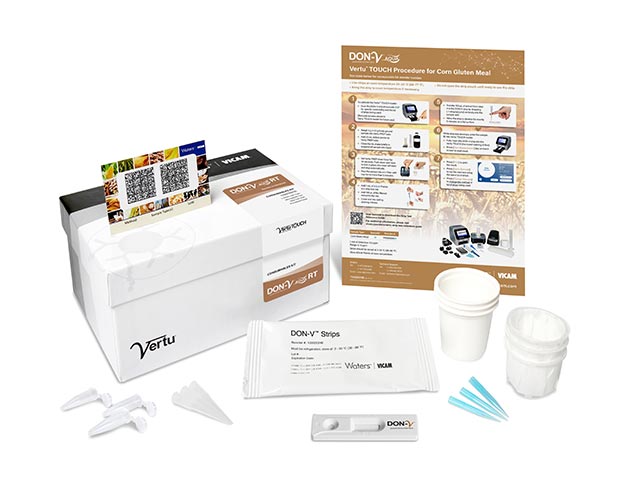 Bộ kit strip test định lượng Deoxynivalenol DON-V AQUA VT Kit (25 Tests) (bột gluten ngô), mã 176006050M, Hãng Vicam, Mỹ