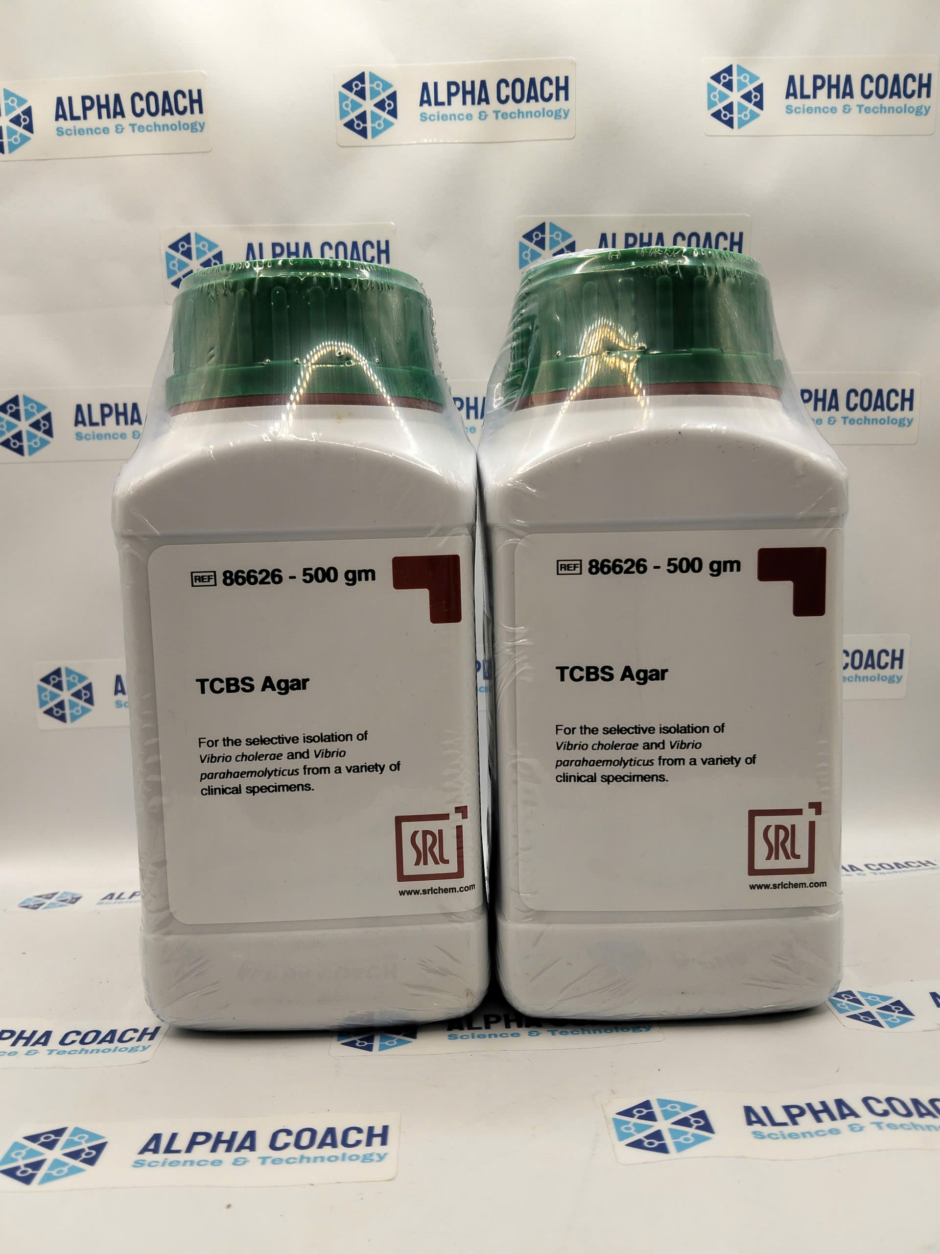 Môi trường vi sinh TCBS Agar, mã: 86626, lọ 500g, hãng SRL, Ấn Độ