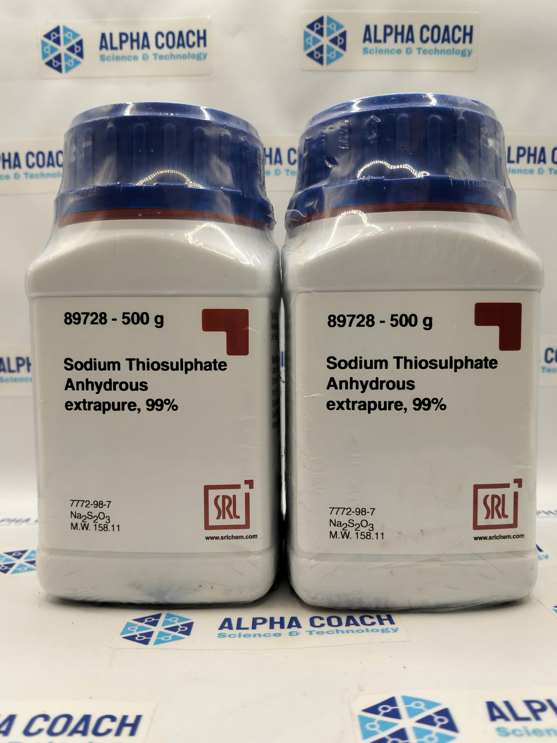 Hoá chất Sodium Thiosulphate Anhydrous extrapure, 99%, mã: 89728, lọ 500g, hãng SRL, Ấn Độ