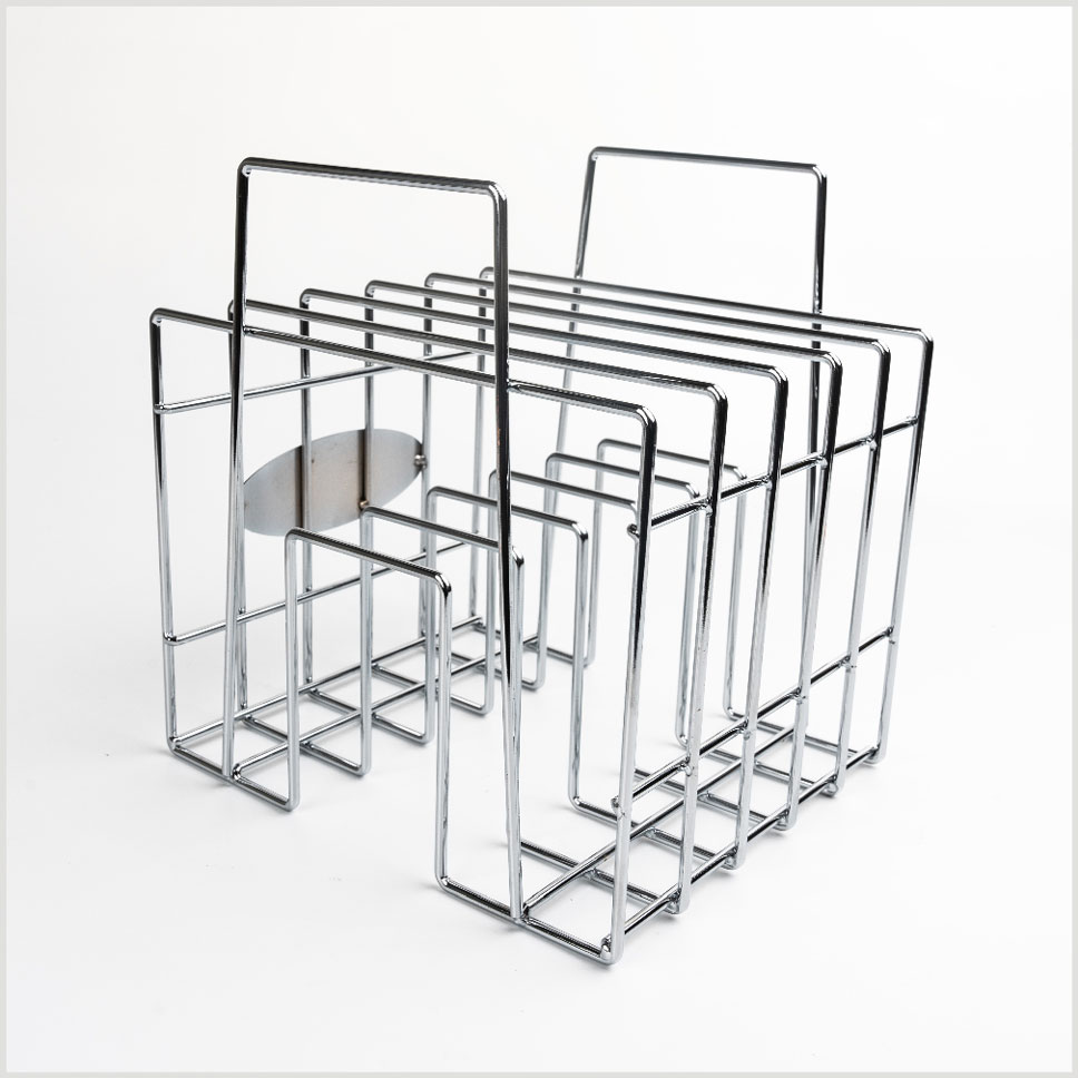 Giá đỡ túi mẫu dây sắt mạ chrome (Stainless Steel Rack for Bags Iron wire + Chrome plating), giá cho 5 túi, mã WSWJZ001, 1 Pc, hãng Biocomma, TQ