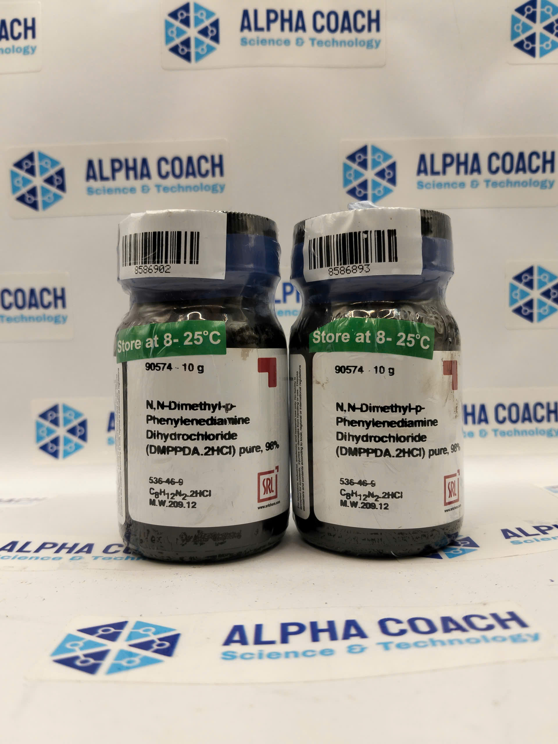 Hoá chất N,N-Dimethyl-p-Phenylenediamine Dihydrochloride (DMPPDA.2HCl) pure, 98%, mã: 90574, lọ 10g, hãng SRL, Ấn Độ