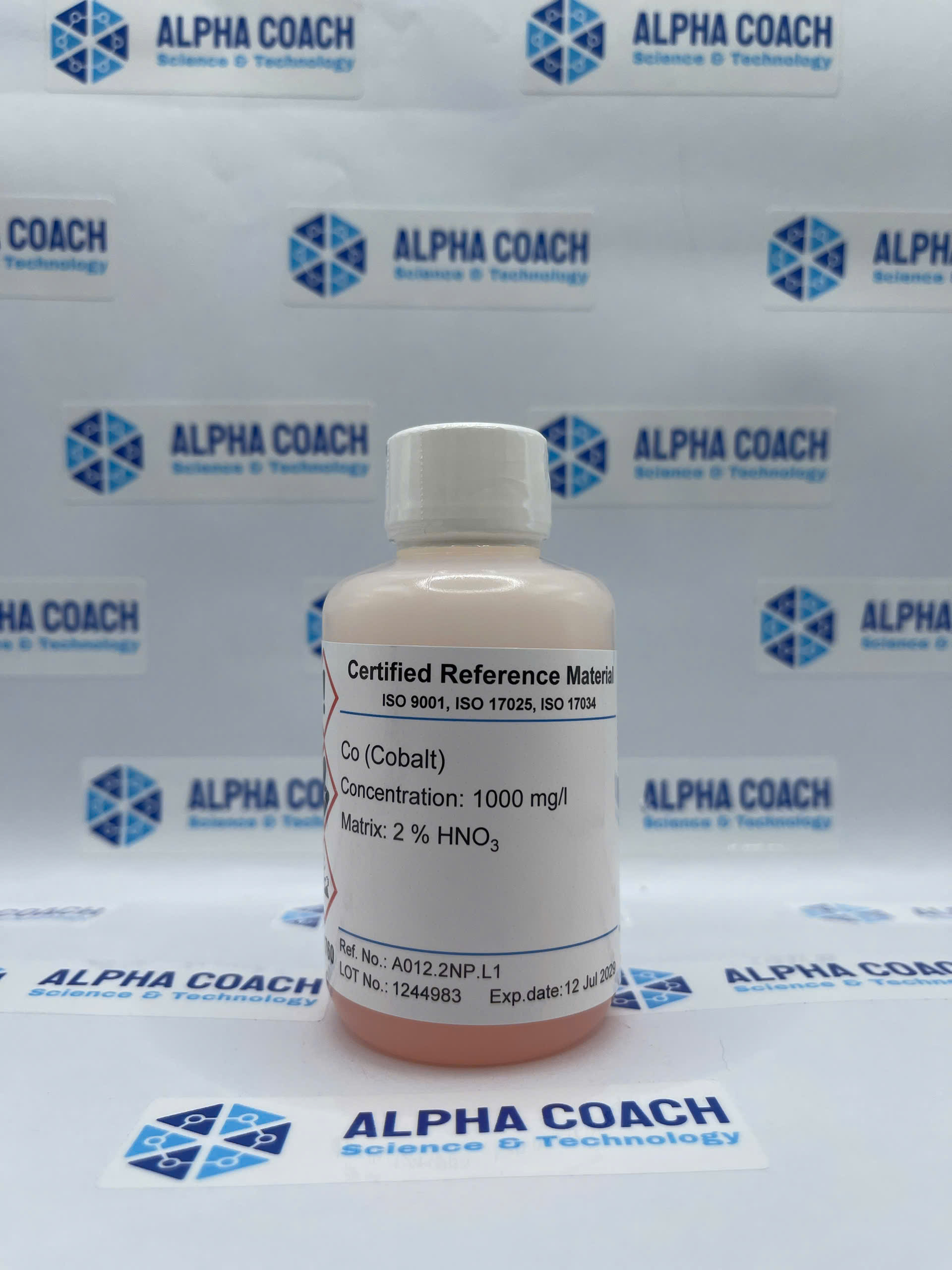 Dung dịch chuẩn Cobalt (Co) 1g/L cho AAS, chai 100mL, CPachem