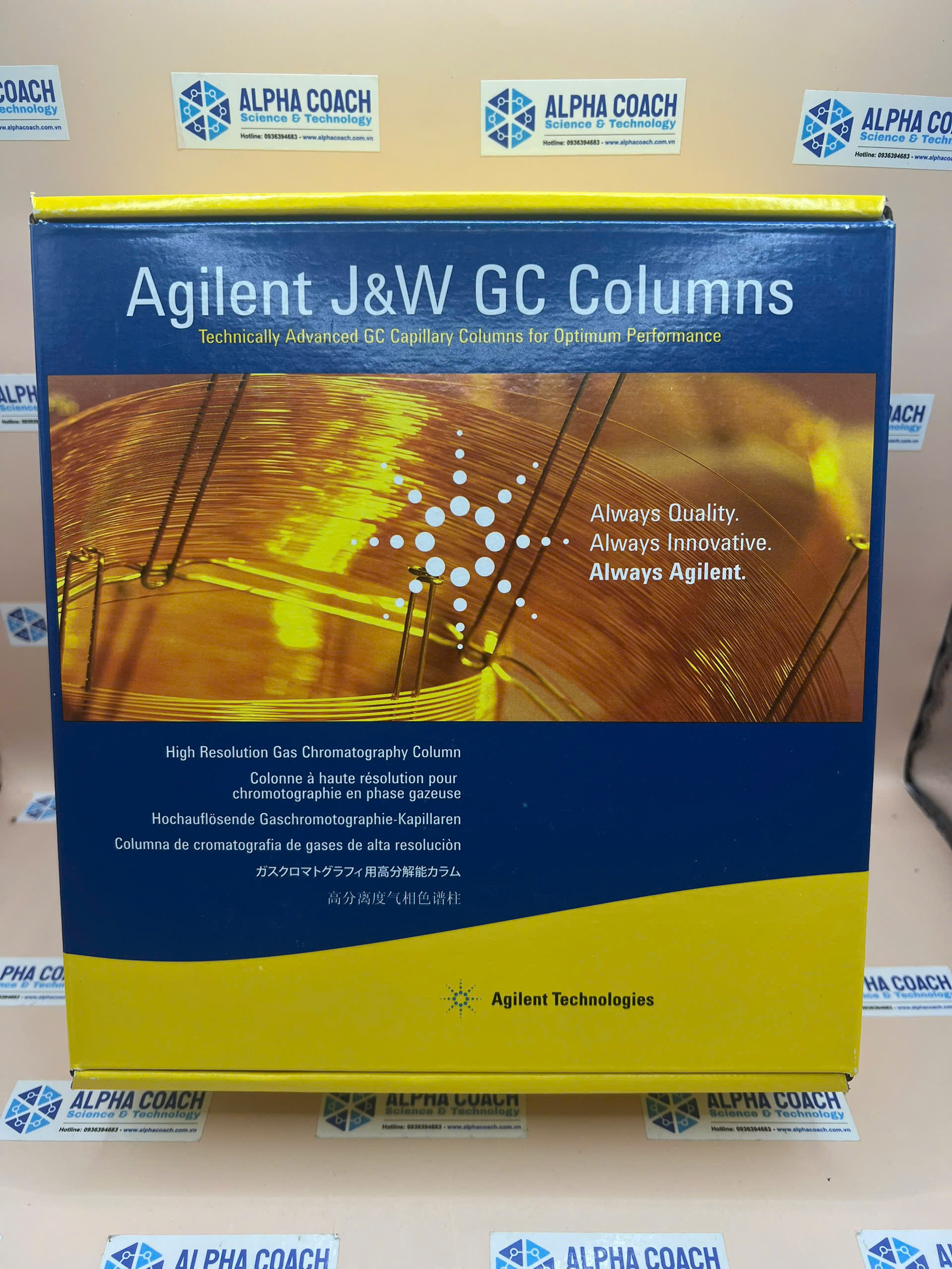 Cột sắc ký khí J&W DB-5ms 30 m x 0,25 mm, tương thích với các hệ thống ...