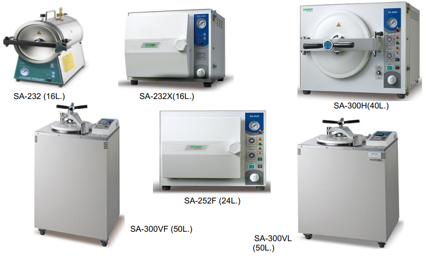 Nồi hấp tiệt trùng – Loại đứng & loại để bàn SA series, Hãng Gemmy, Đài Loan