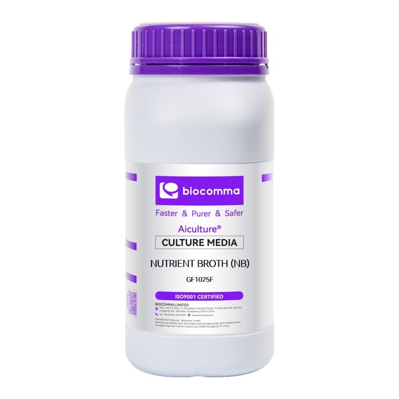 Môi trường vi sinh Nutrient Broth (NB), chai 500g, mã GF1025F, hãng Biocomma, TQ