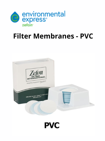 Màng lọc PVC (Polyvinyl Chloride), hãng Zefon/Environmental Express, Mỹ