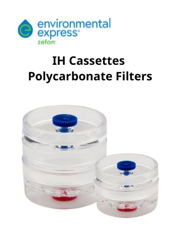 Cassettes lấy mẫu khí có chứa sẵn màng lọc Polycarbonate bên trong, hãng Zefon/Environmental Express, Mỹ
