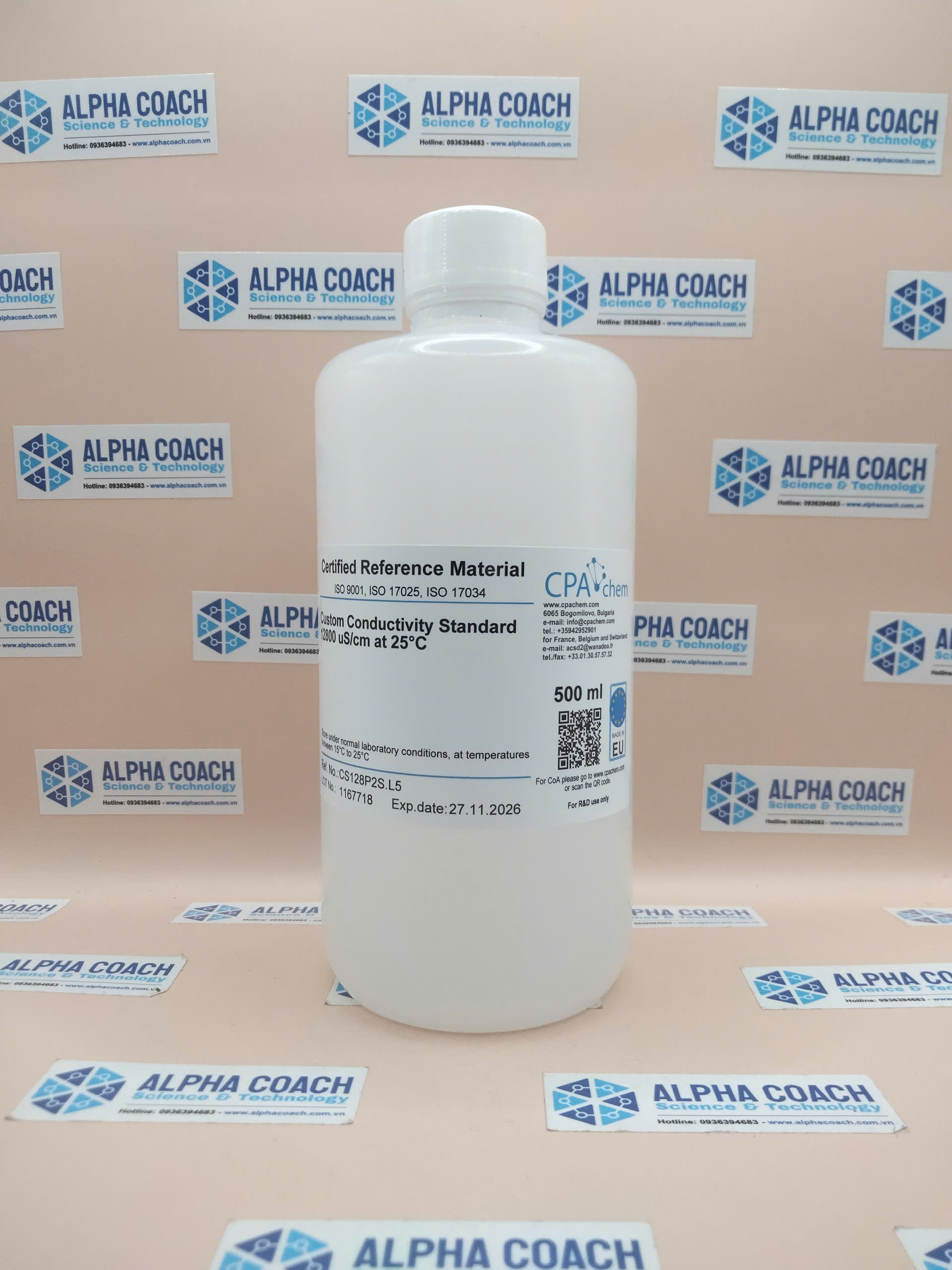 Dung dịch chuẩn Độ dẫn 12800uS/cm, CPAchem