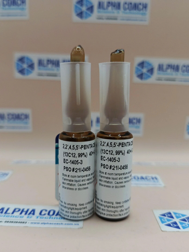 Dung dịch chuẩn 2,2′,4,5,5′-PentaCB (PCB-101) (13C12, 99%) 40 ug/mL, mã EC-1405-3, lọ 3ml, hãng CIL, Mỹ