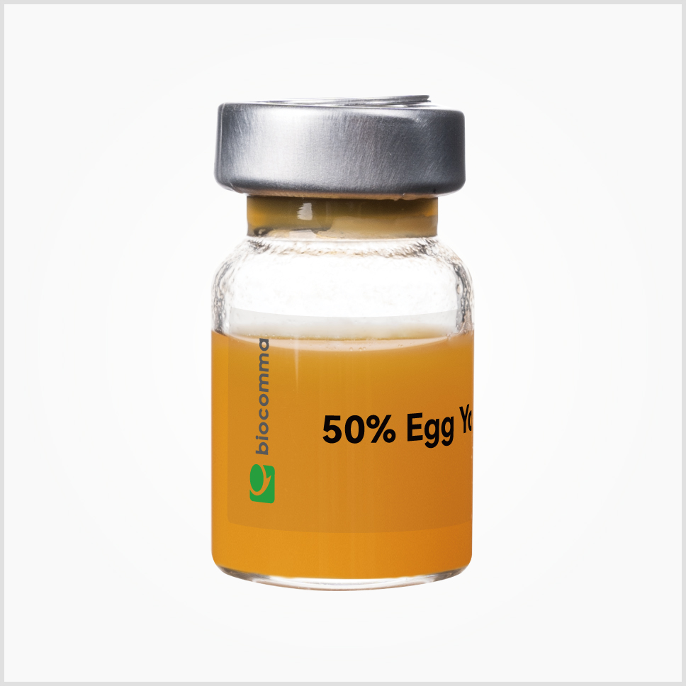 Nhũ tương 50% Egg Yolk Suspension, 5 ml × 10 lọ, mã TJ019F, hãng Biocomma, TQ