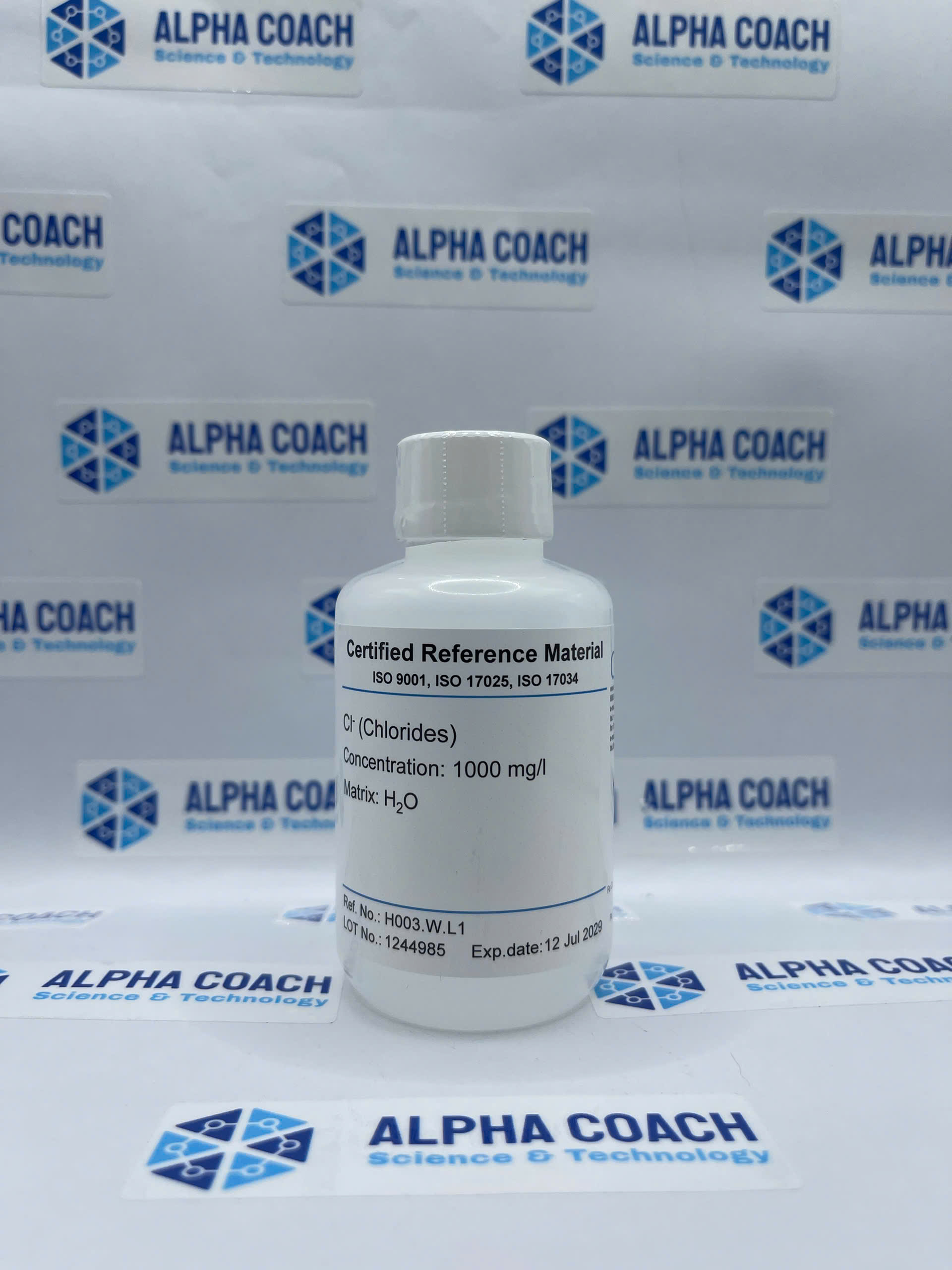 Dung dịch chuẩn IC - Chlorides (Cl- ) 1000 mg/l, mã H003.W.L1, hãng CPAchem - Bungari