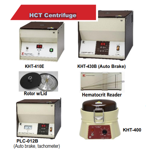 Máy ly tâm hematocrit vi thể (tỷ lệ thể tích hồng cầu trong máu), Hãng Gemmy, Đài Loan
