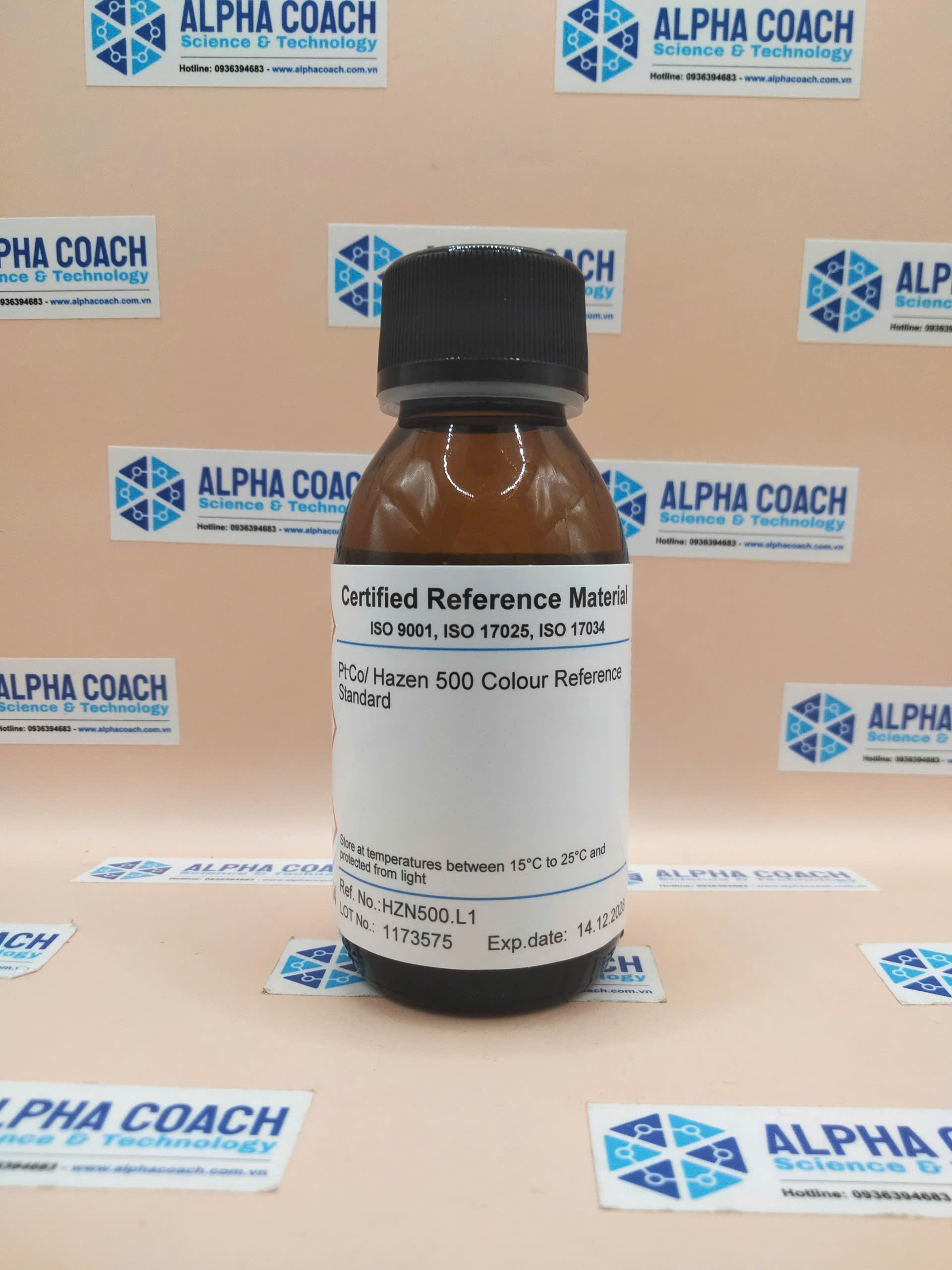 Dung dịch chuẩn Độ màu 500 Pt-Co, chai 100mL, CPAchem