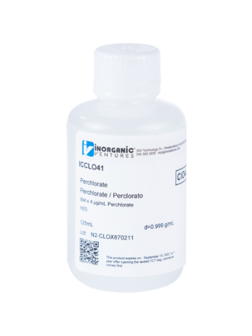 Dung dịch chuẩn Perchlorate 1000ug/mL, mã ICCLO41, hãng IV, Mỹ 