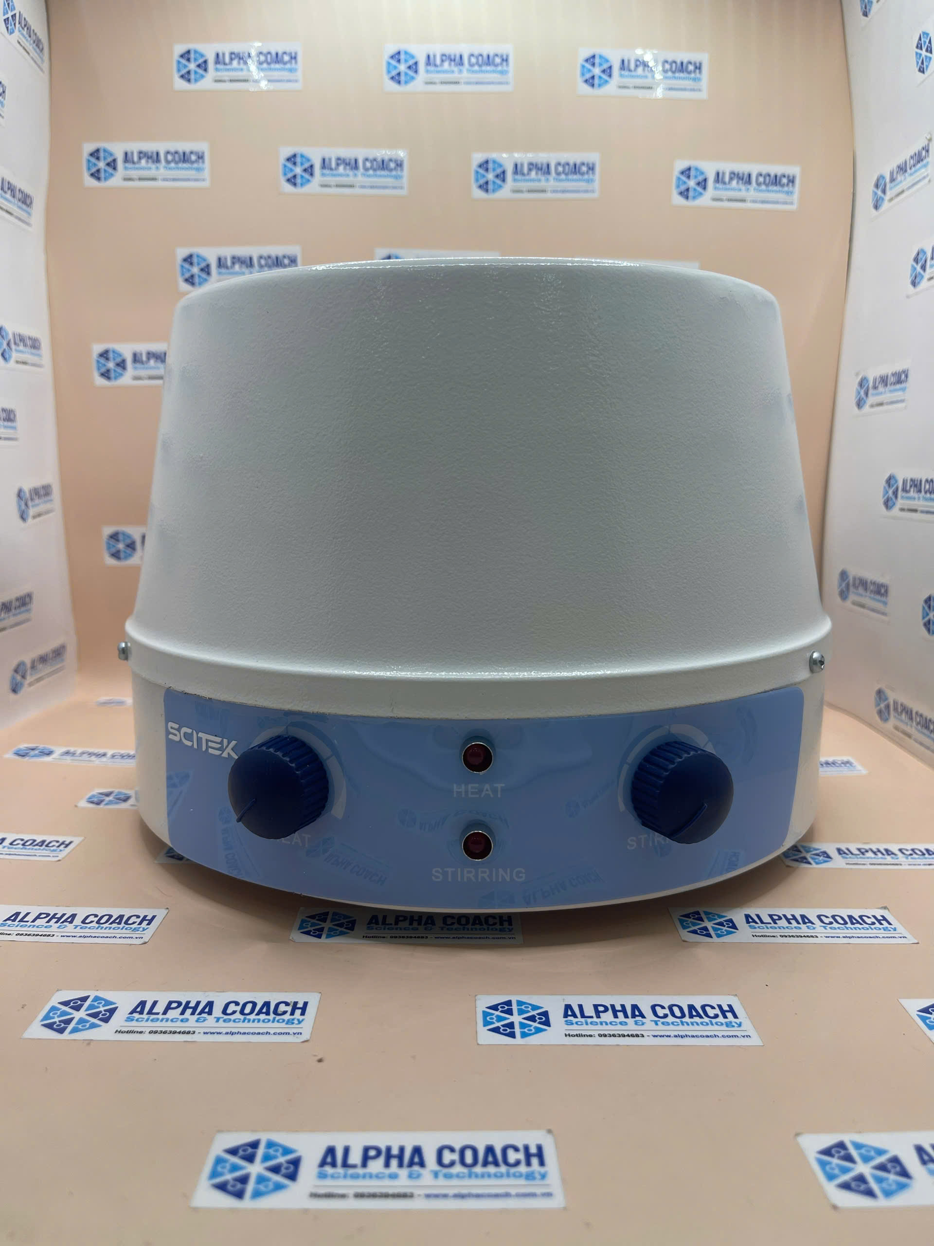 Bếp đun bình cầu 1000mL (Electronic) có khuấy từ, Model: MHE-II 1000ML, Hãng Scitek, Trung Quốc