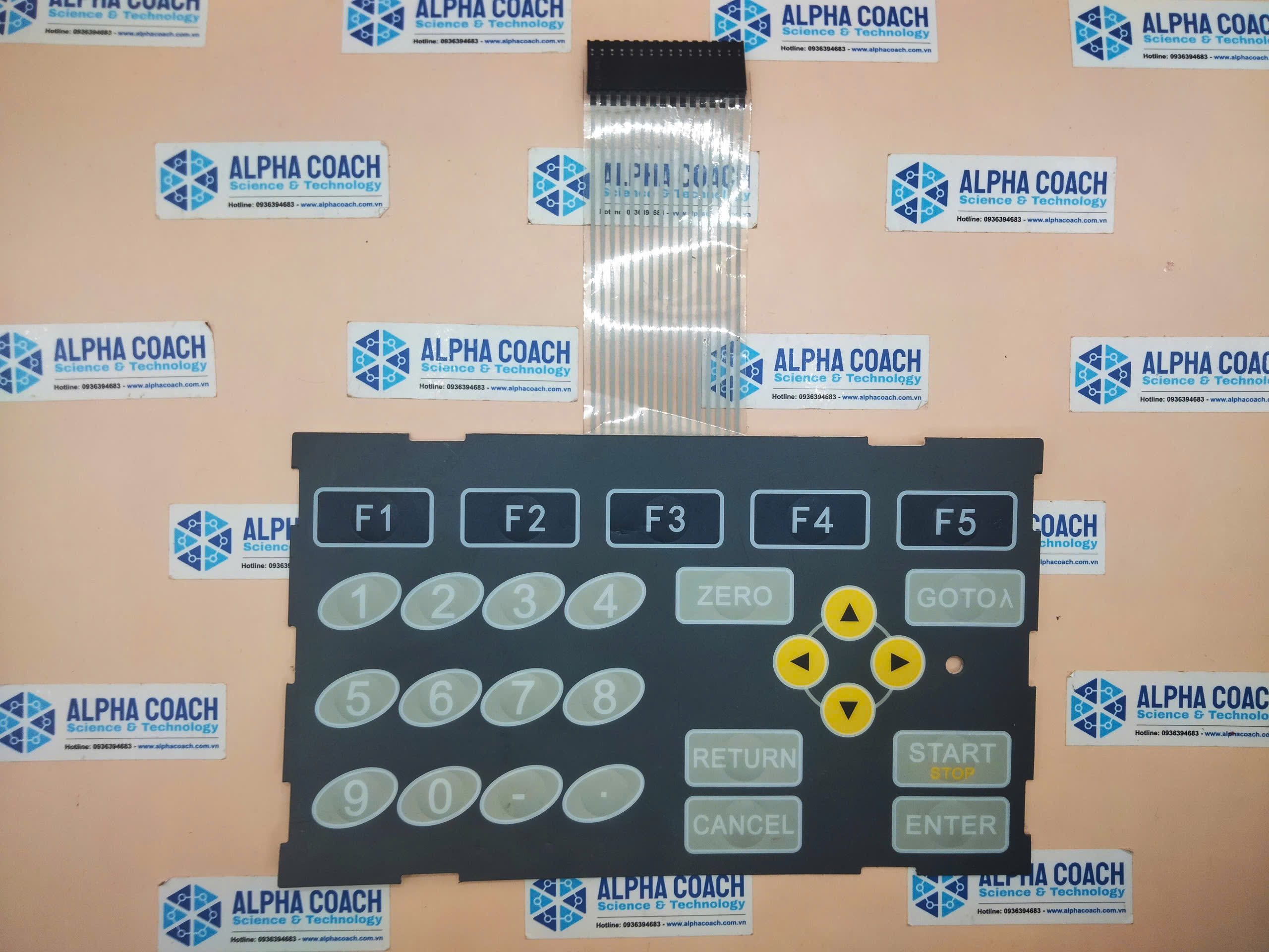 Màng bàn phím (Keyboard Membrane) cho thiết bị UV-VIS T80, Hãng PG Instruments, UK