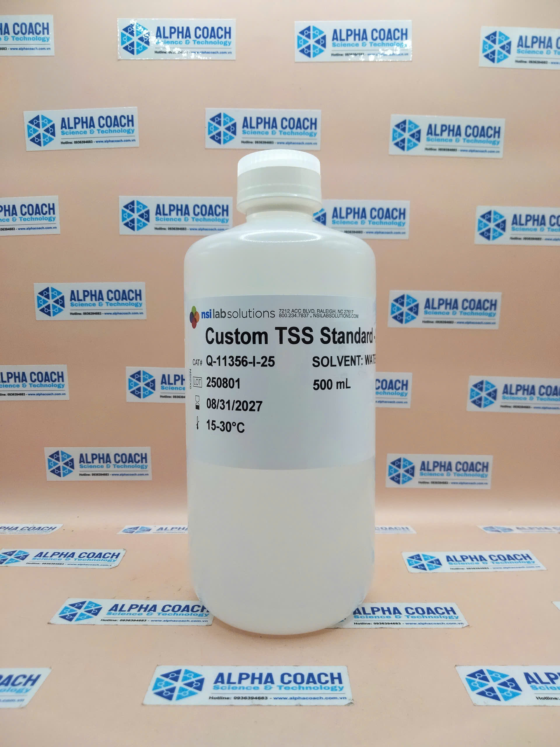 Dung dịch chuẩn TSS 25mg/L, NSI - Mỹ