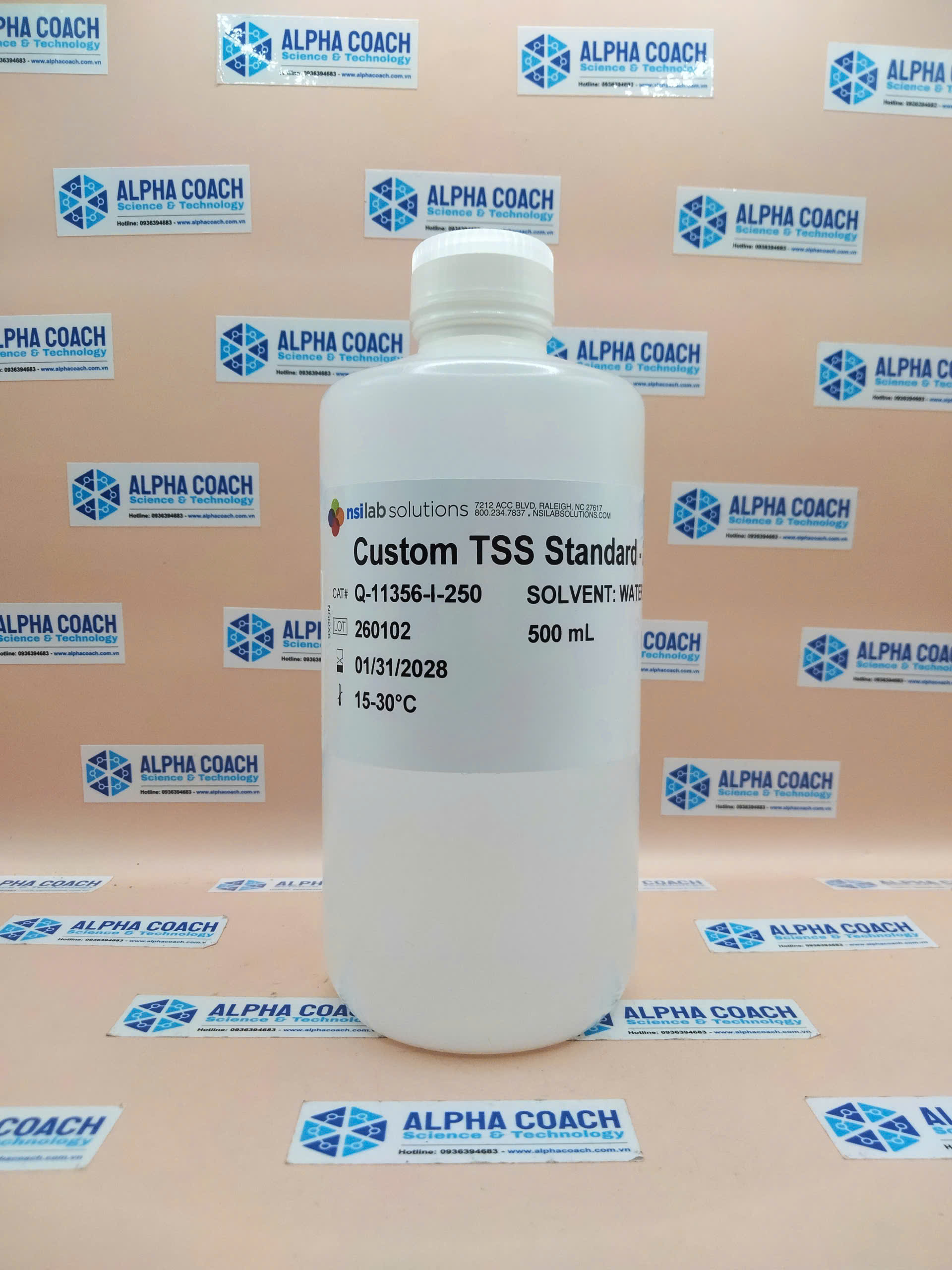 Dung dịch chuẩn TSS 250mg/L, NSI