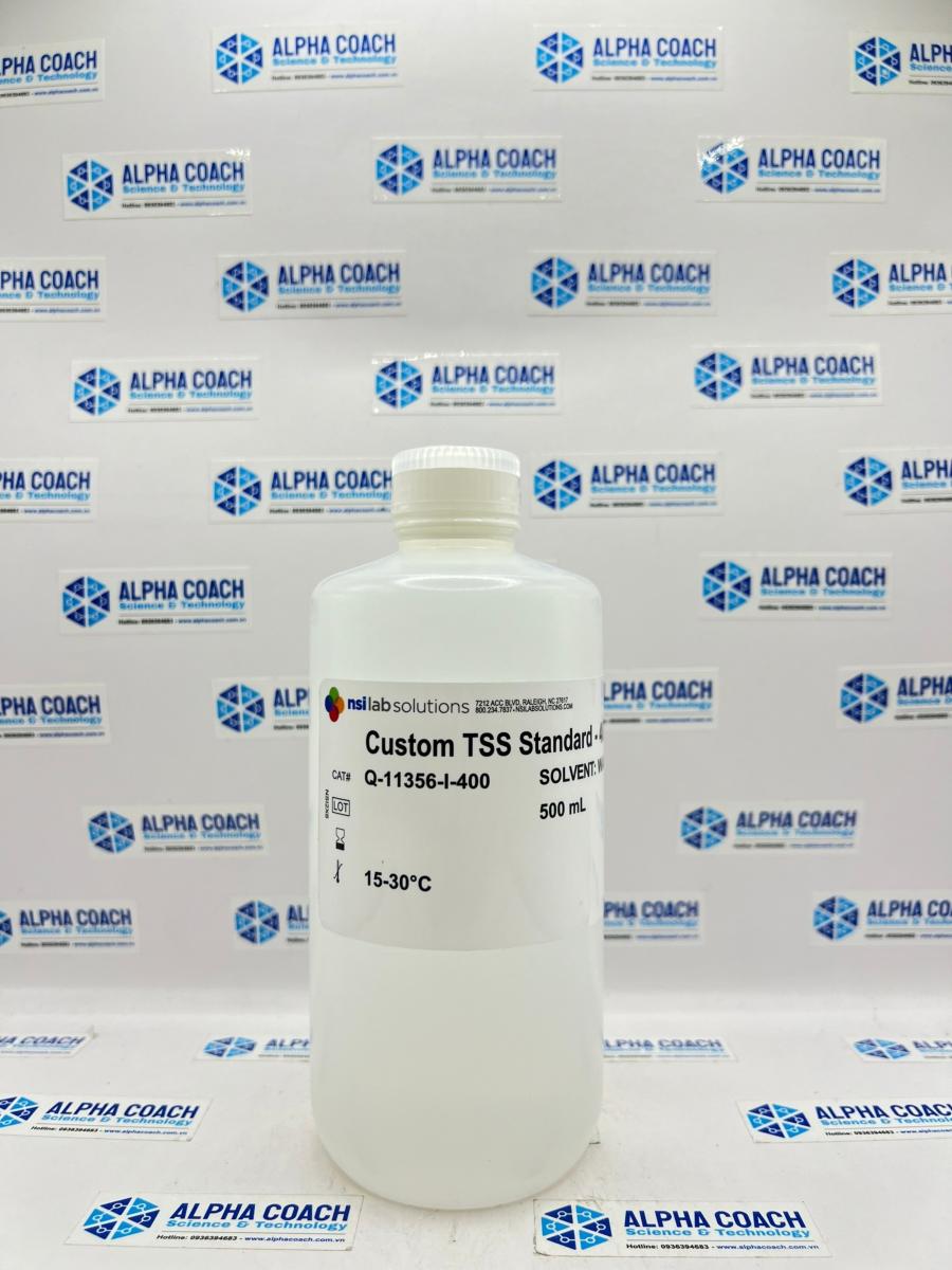 Dung dịch chuẩn TSS 400mg/L, chai 500mL, hãng NSI, Mỹ
