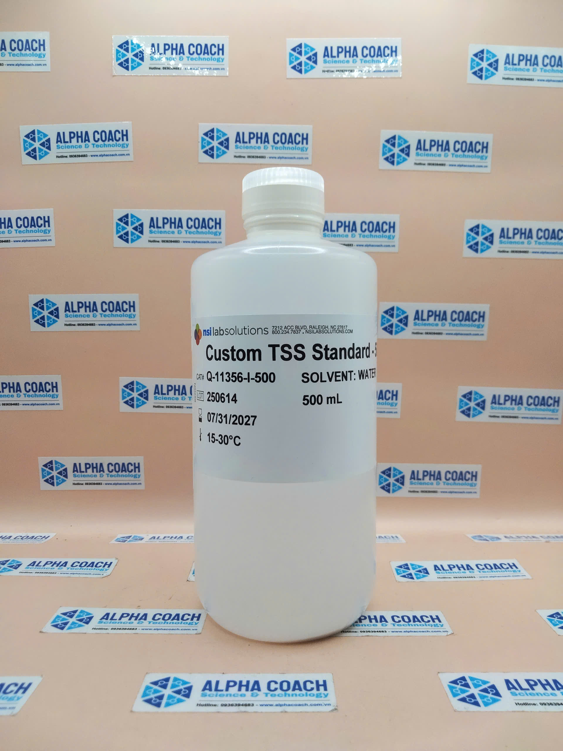 Dung dịch chuẩn TSS 500mg/L, hãng NSI, Mỹ