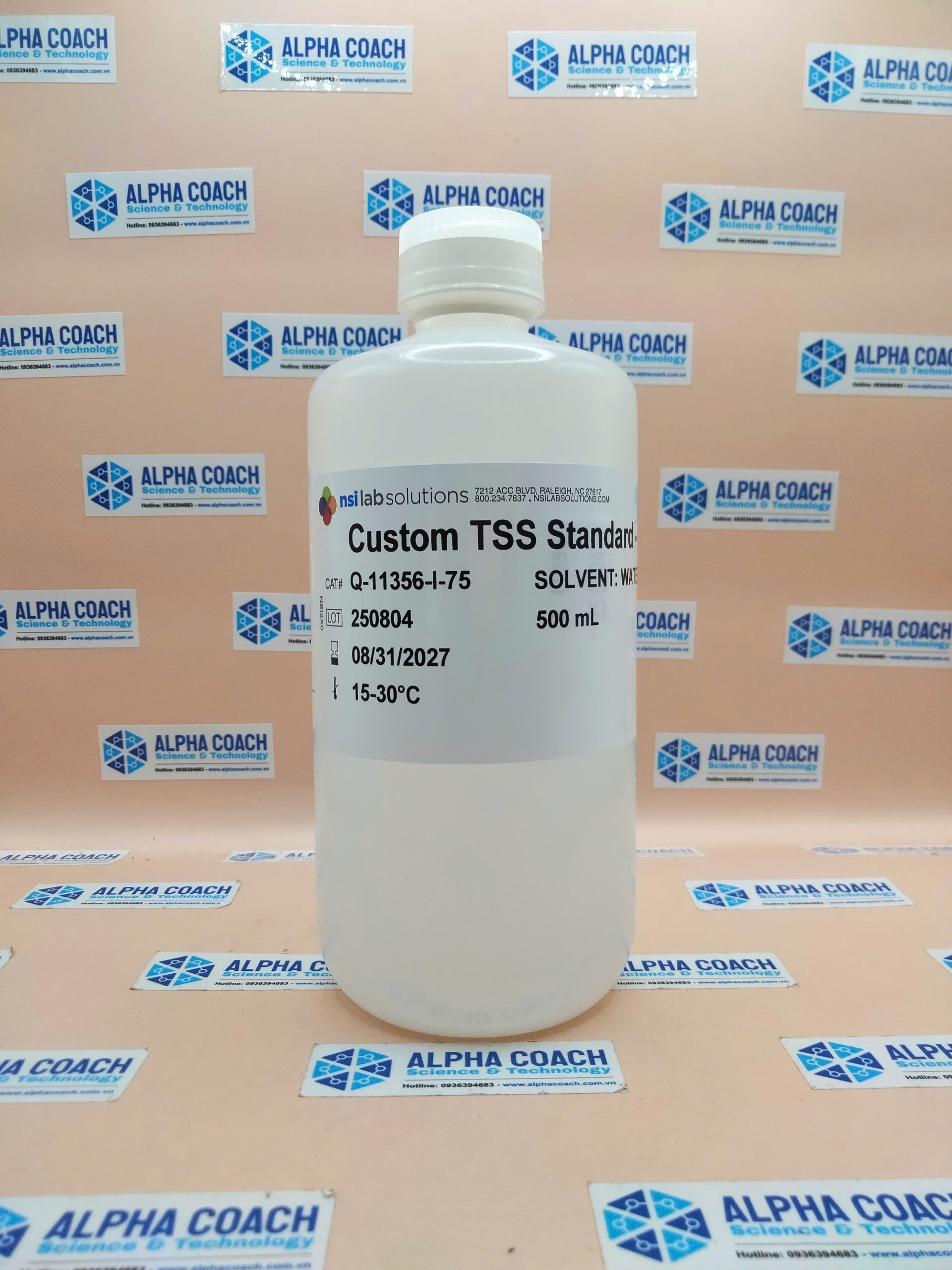 Dung dịch chuẩn TSS 75mg/L, hãng NSI, Mỹ