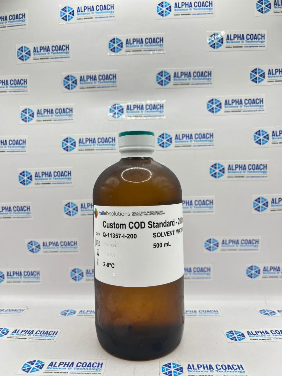 Dung dịch chuẩn COD 200mg/L, hãng NSI, Mỹ